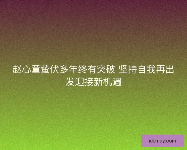 赵心童蛰伏多年终有突破 坚持自我再出发迎接新机遇 赵心童蛰伏多年终有突破 坚持自我再出发迎接新机遇